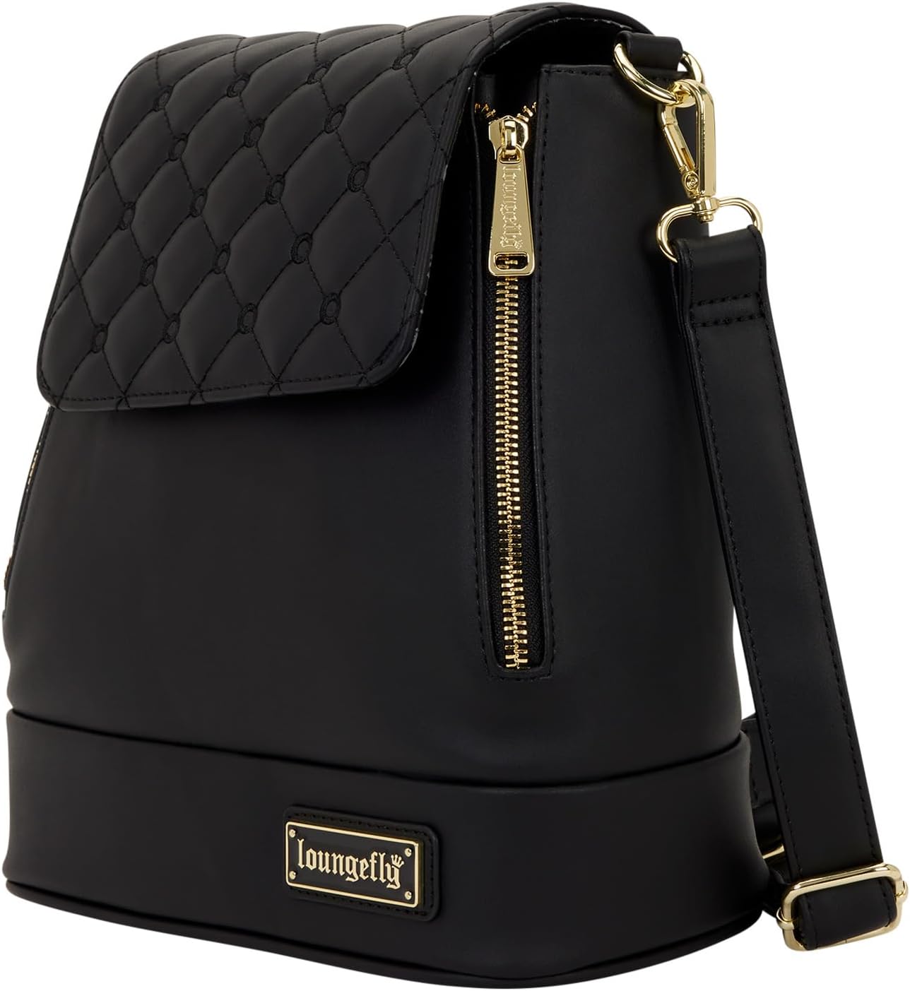 Loungefly The Lilly Black Convertible Mini Backpack & Crossbody Bag