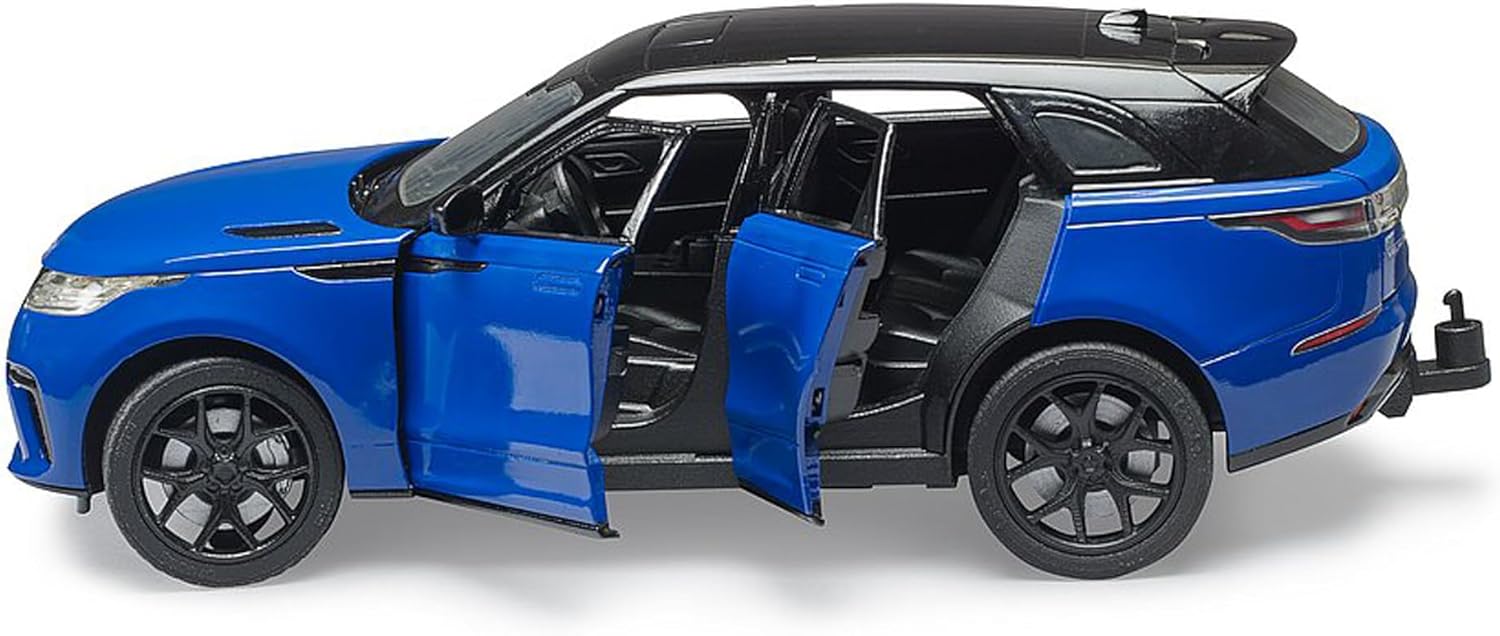Bruder 02880 Range Rover Velar – 1:16 Scale Off-Road Vehicle Toy, Compatible with Bruder Figures & Accessories, Ages 3+, Blue