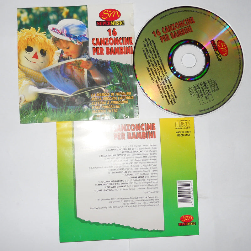 16 Canzoncine Per Bambini