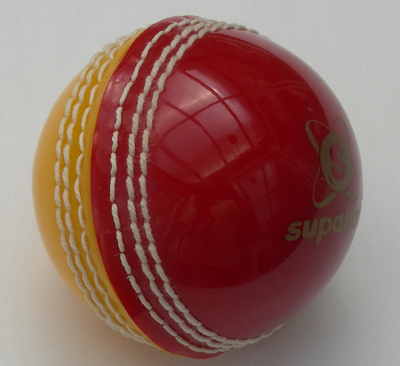 Readers Supaball Training Cricket Ball (Red/Yellow, Youths)