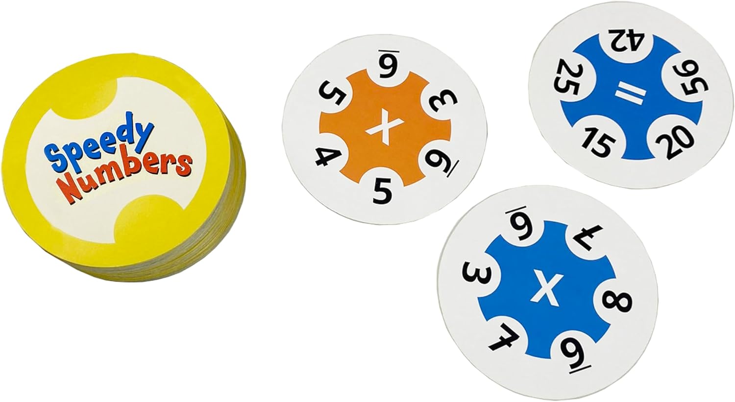 Speedy Numbers Age 7+, Red, Blue, Yellow