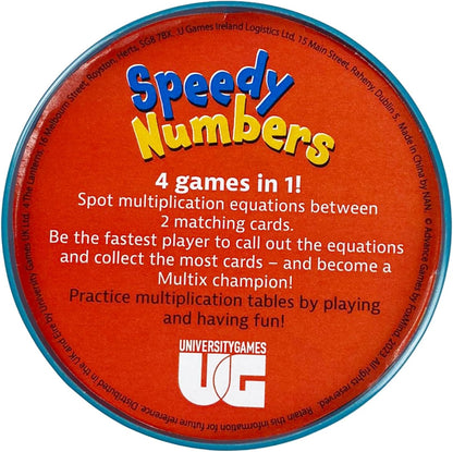 Speedy Numbers Age 7+, Red, Blue, Yellow