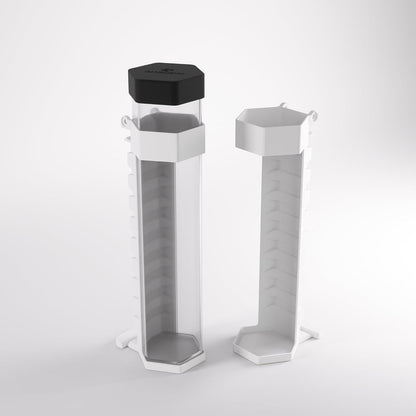 Gamegenic, Game Castle Tube Holder - White, 2 Holders Including One Playmat Tube, for Standard Size Playmats, Colour: White