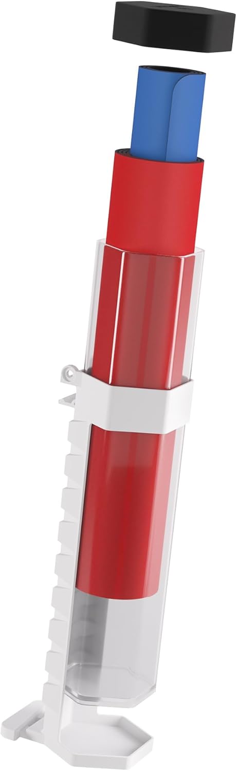 Gamegenic, Game Castle Tube Holder - White, 2 Holders Including One Playmat Tube, for Standard Size Playmats, Colour: White