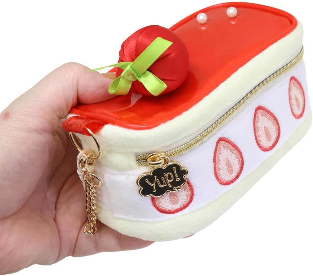 Marushin Pouch Yup! Fregie Cake Dessert Fur Fabric with Chain 0585029300