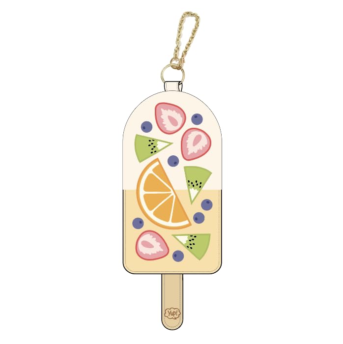 Marushin Pouch Yup! Fruit Ice Bar Applique Embroidery 0585030900