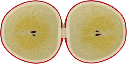 Marushin Pouch Yup! Fresh Apple Synthetic Leather Applique Embroidery 0585032500