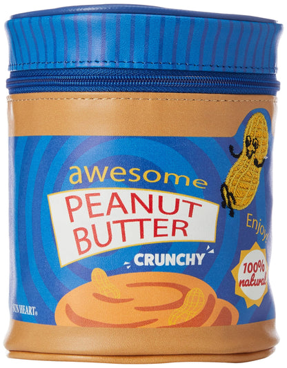Marushin 0135036000 Yup Pouch, Peanut Butter Pouch, Standing, Slim, Funny, Pen Holder, H 5.5 x φ3.9 inches (14 x 10 cm