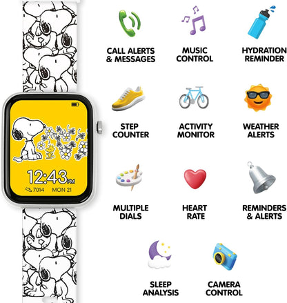 Disney - Snoopy Printed Strap Smart Watch