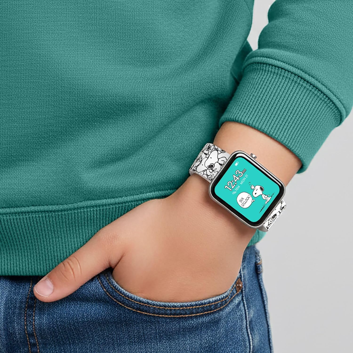 Disney - Snoopy Printed Strap Smart Watch