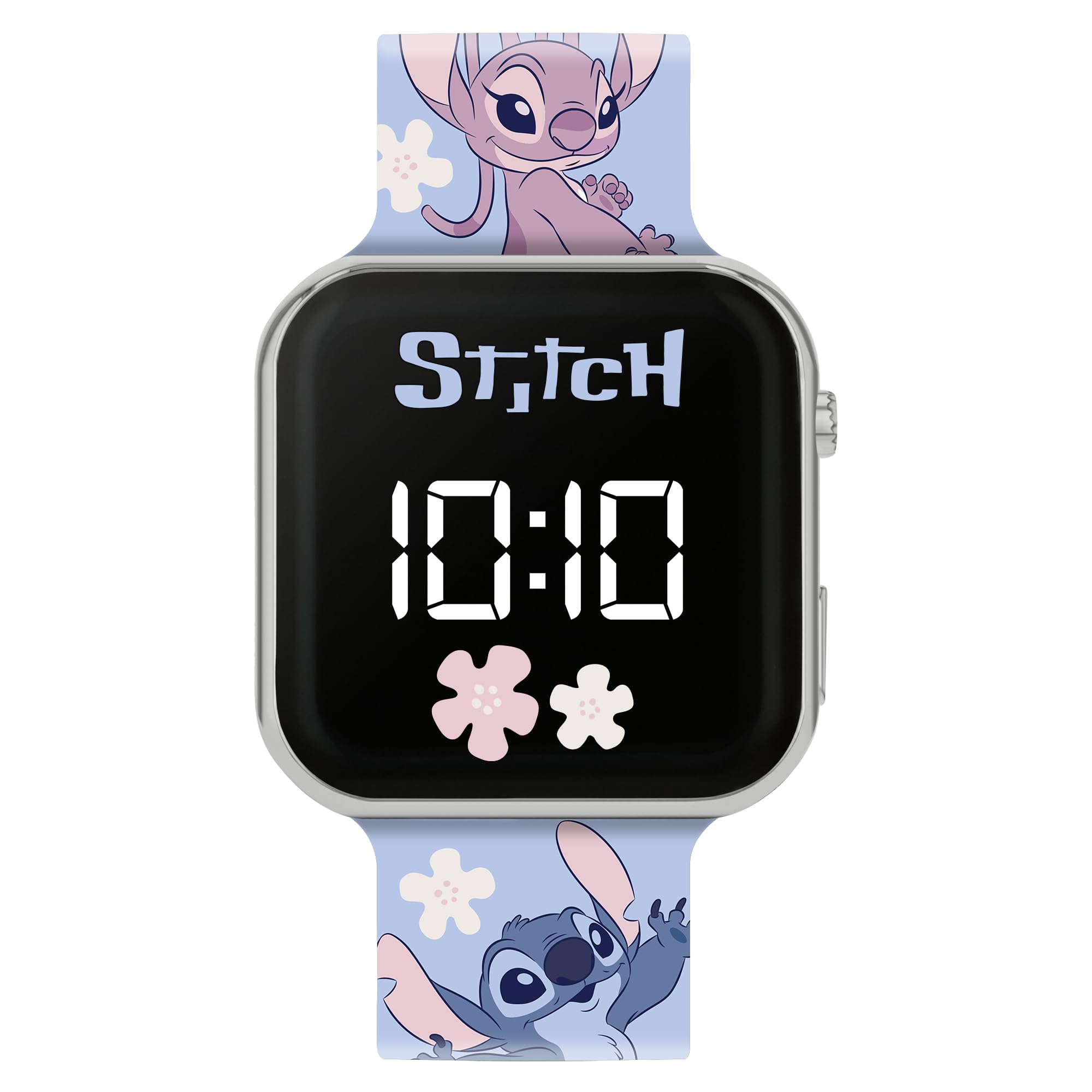 Disney Lilo & Stitch Blue Printed Strap LED Watch LAS4200