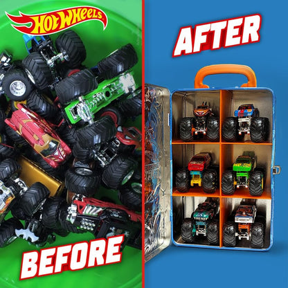 Hot Wheels Monster Trucks Tin Storage Case