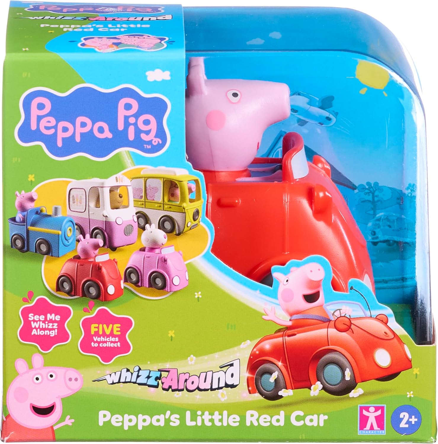 Peppa Pig Whizz Around Peppa's Little Red Car, Peppa Pig Cars, Motorised Vehicles, Pre-school Toys