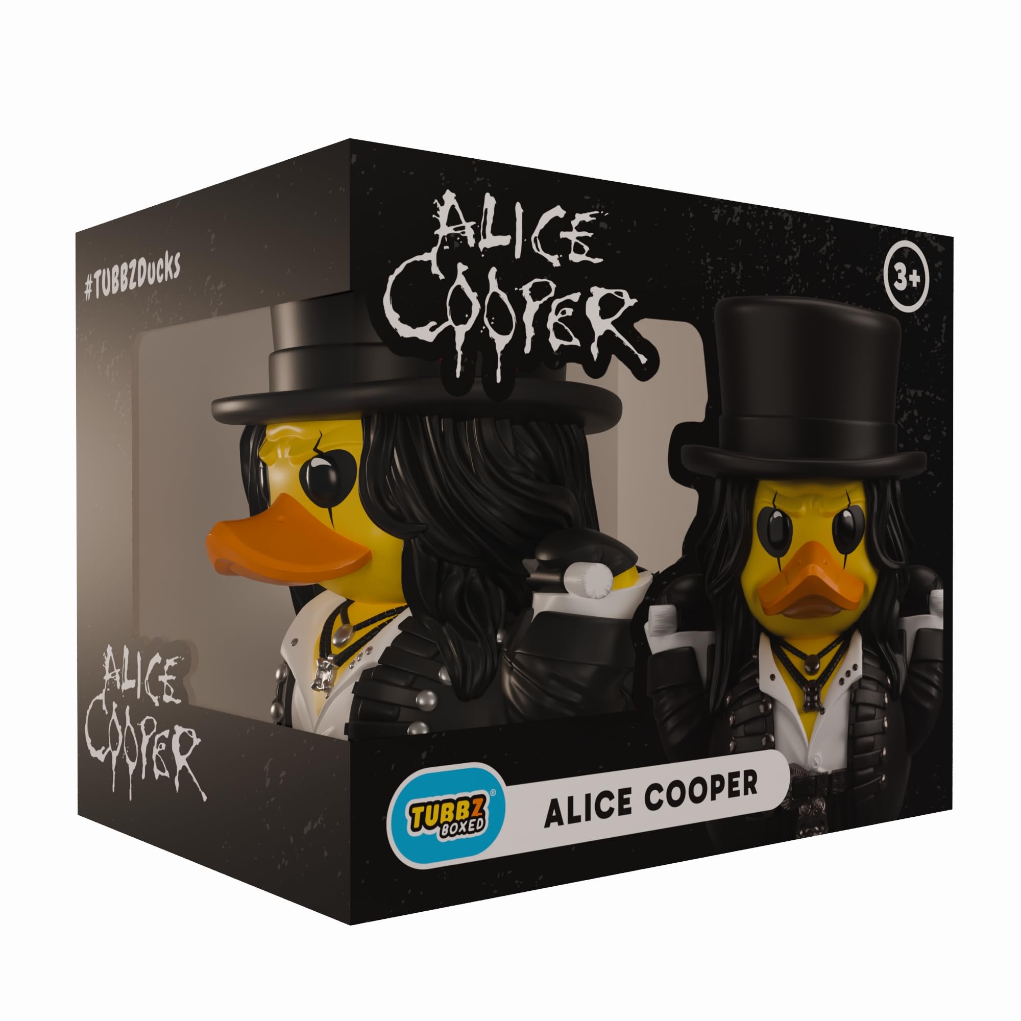 TUBBZ Boxed Edition: Alice Cooper Cosplaying Rubber Duck Vinyl Figure – Official Collectible for Fans of Alice Cooper