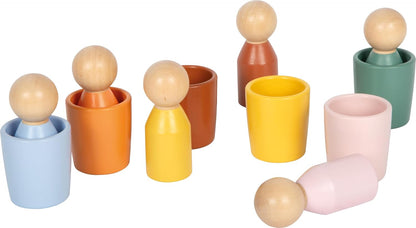 Small Foot - Small Foot - Houten Montessori Sorteerbeker met Figuren