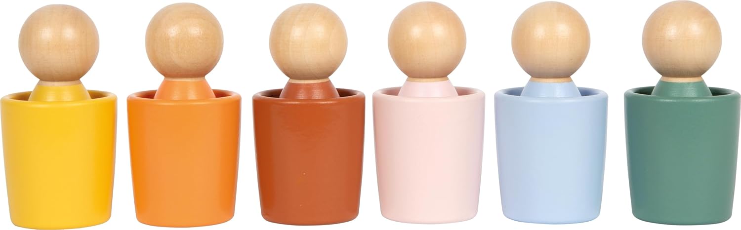 Small Foot - Small Foot - Houten Montessori Sorteerbeker met Figuren