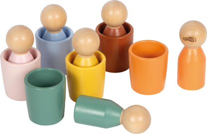 Small Foot - Small Foot - Houten Montessori Sorteerbeker met Figuren