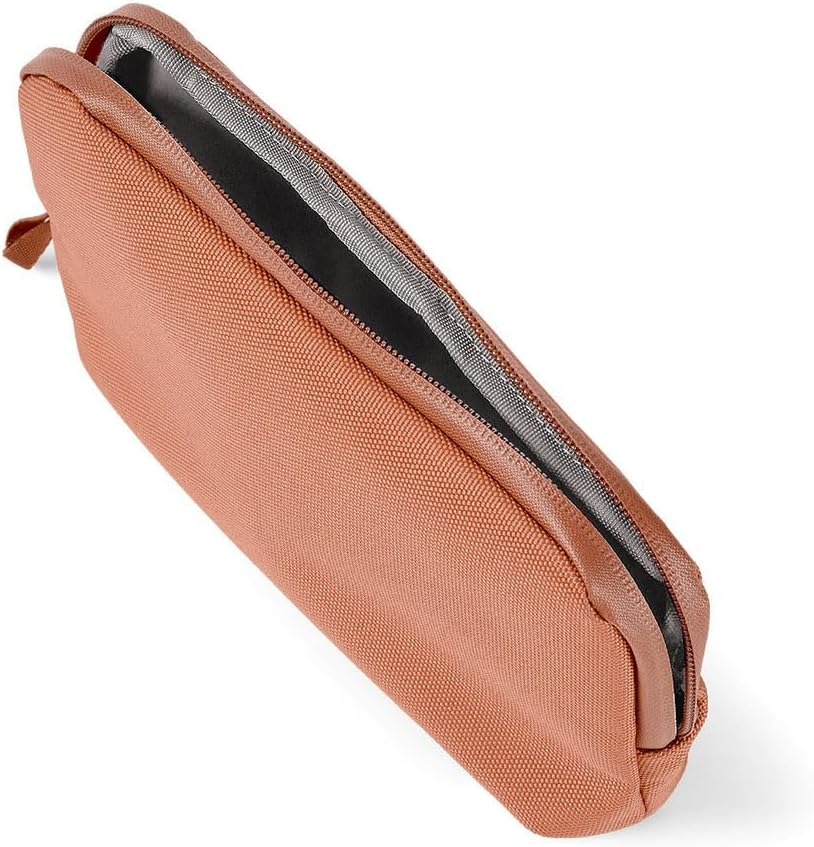 orbitkey Desk Pouch Organiser – Leather-Free Portable Tech Case with Compartments for Cables, Chargers & Accessories – Slim Travel Storage Bag for Office Desk, Workstation & Everyday (Rose