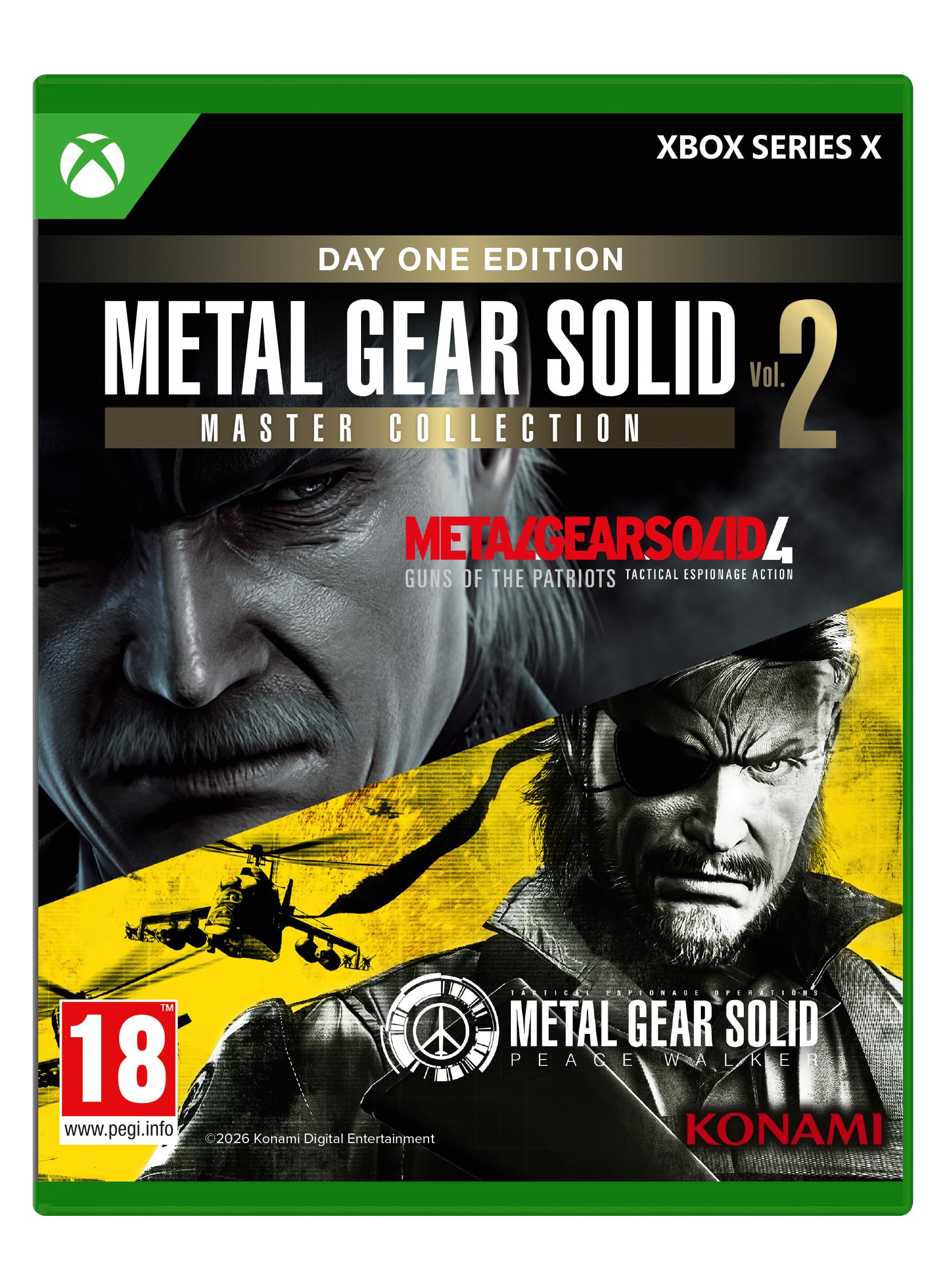 Metal Gear Solid: Master Collection Volume 2 – Day One Edition - Xbox