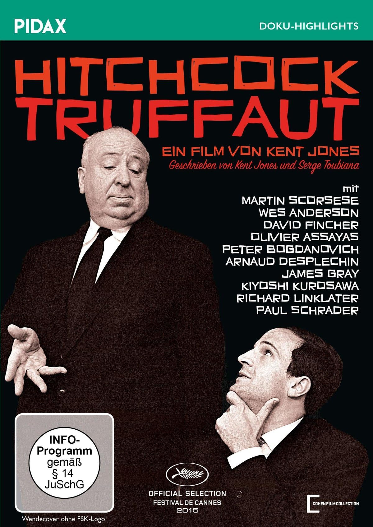 Hitchcock/Truffaut / Die preisgekrönte Dokumentation über den „Meister der Spannung“ Alfred Hitchcock (Pidax Doku-Highlights