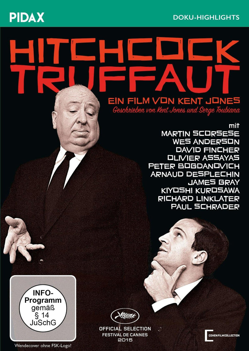 Hitchcock/Truffaut / Die preisgekrönte Dokumentation über den „Meister der Spannung“ Alfred Hitchcock (Pidax Doku-Highlights