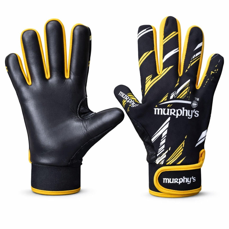 Murphy's Vision Gaelic Gloves, GAA Premium Latex Grip, Ventilated Finger Inset, Adjustable Wrist Strap, Wet Weather Ball Control