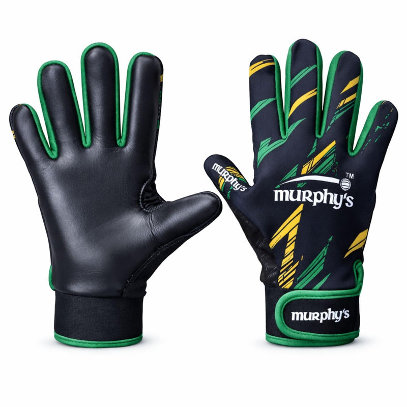 Murphy's Vision Gaelic Gloves, GAA Premium Latex Grip, Ventilated Finger Inset, Adjustable Wrist Strap, Wet Weather Ball Control