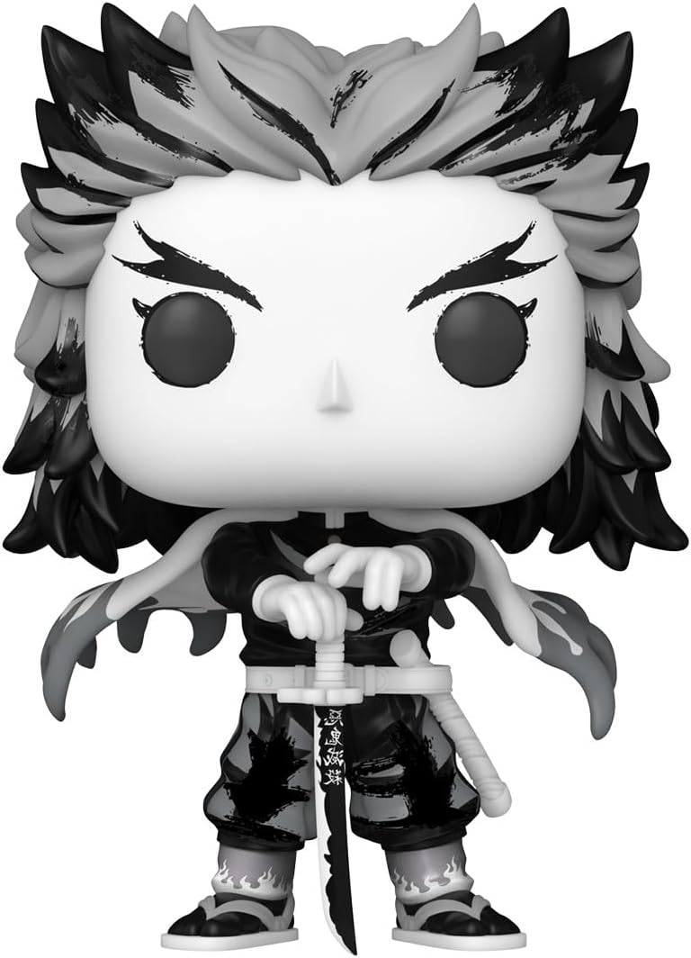 Funko POP! Animation: Demon Slayer - Rengoku - Sumi-Ink - Sammelbare Vinylfigur - Geschenkidee - Offizielles Merchandise - Spielzeug für Kinder & Erwachsene - Modellfigur für Sammler