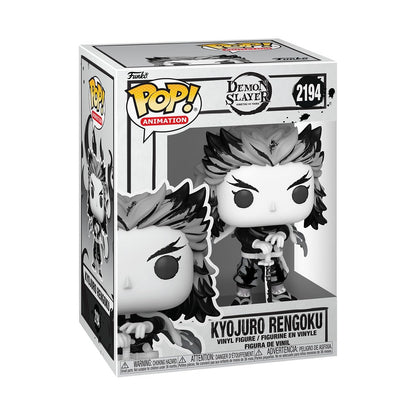 Funko POP! Animation: Demon Slayer - Rengoku - Sumi-Ink - Sammelbare Vinylfigur - Geschenkidee - Offizielles Merchandise - Spielzeug für Kinder & Erwachsene - Modellfigur für Sammler