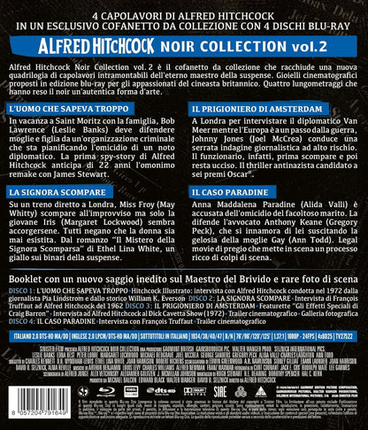Alfred Hitchcock Noir Collection Vol. 2 (4 Blu-Ray