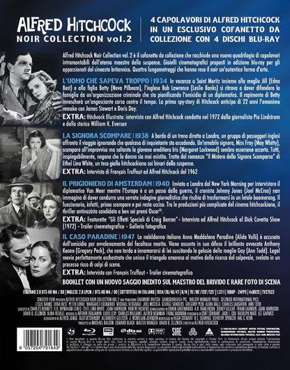 Alfred Hitchcock Noir Collection Vol. 2 (4 Blu-Ray
