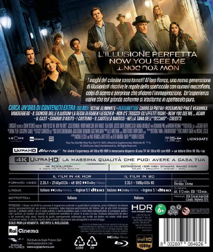 L'Illusione Perfetta - Now You See Me: Now You Don'T - 4K (Bd 4K + Bd Hd
