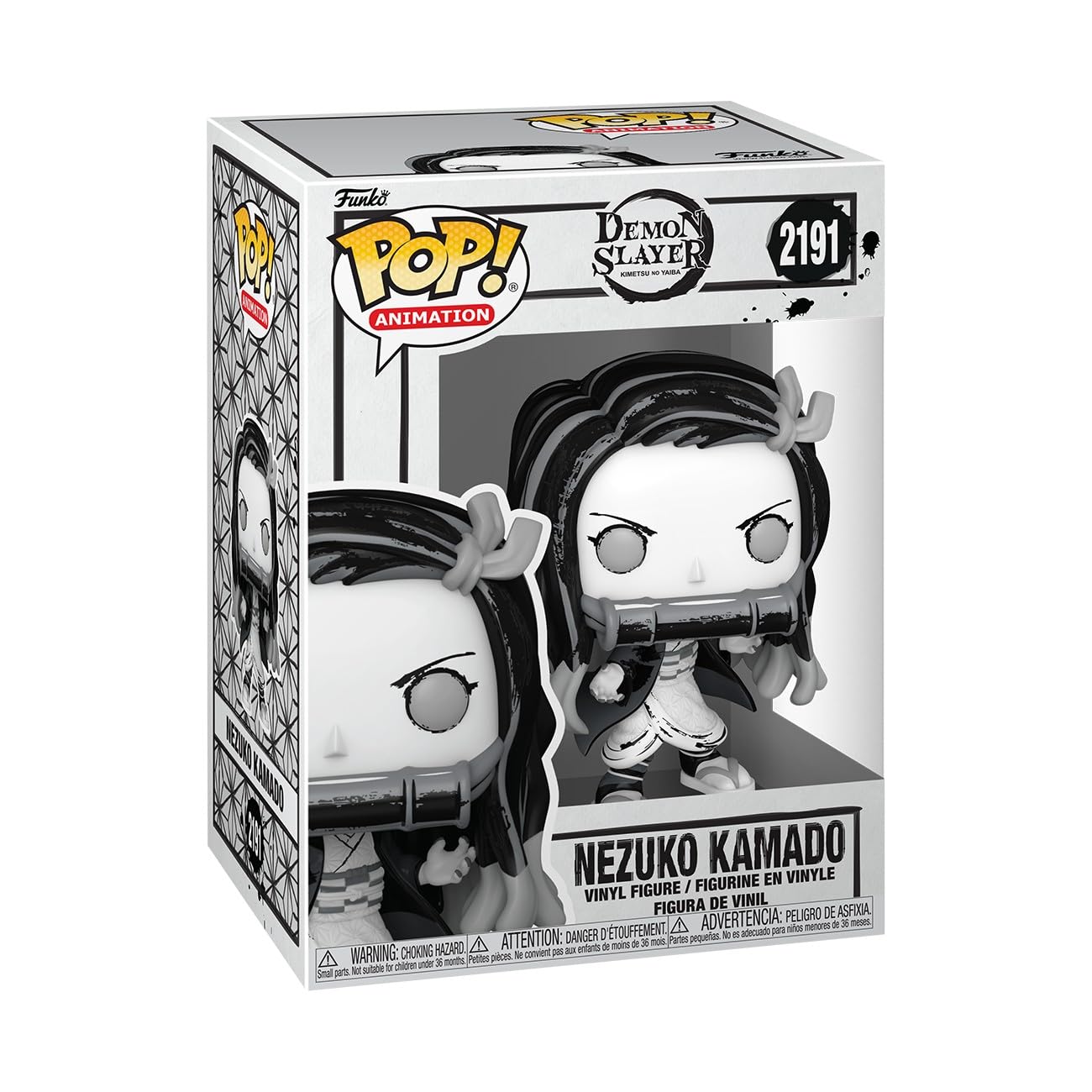 Funko POP! Animation: Demon Slayer - Nezuko - Sumi-Ink - Sammelbare Vinylfigur - Geschenkidee - Offizielles Merchandise - Spielzeug für Kinder & Erwachsene - Modellfigur für Sammler
