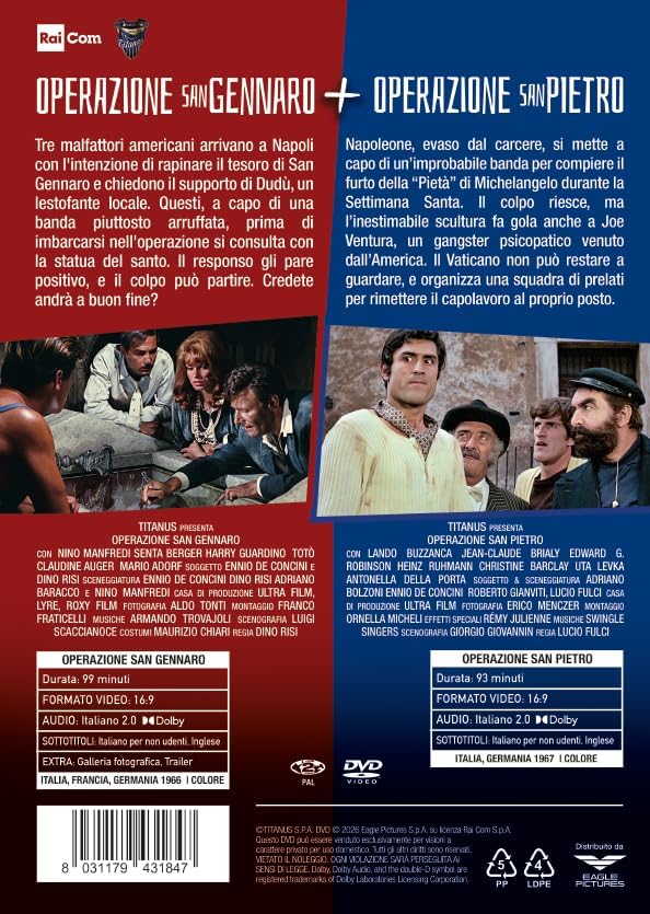 Dvd Operazione San Gennaro / Operazione San Pietro