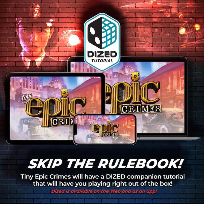 Tiny Epic Crimes Kickstarter Deluxe Version