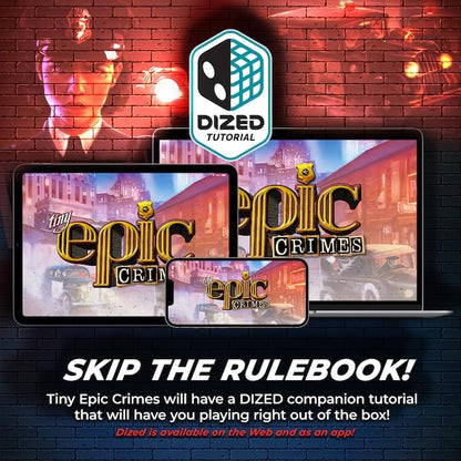 Tiny Epic Crimes Kickstarter Deluxe Version