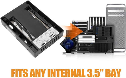 ICY Dock EZConvert Lite MB882SP-1S-3B 2.5-Inch. to 3.5- Inch. ATA SSD/HDD Converter / Mounting Kit