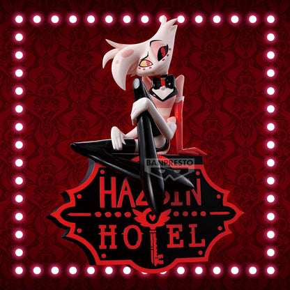 Banpresto BP29701P Angel Dust Hazbin Hotel Monitor Top (Ver.A), 16 cm, Multi-Colour, Collectible Figure, Ideal for Anime Fans