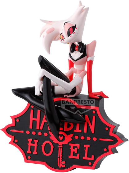 Banpresto BP29701P Angel Dust Hazbin Hotel Monitor Top (Ver.A), 16 cm, Multi-Colour, Collectible Figure, Ideal for Anime Fans
