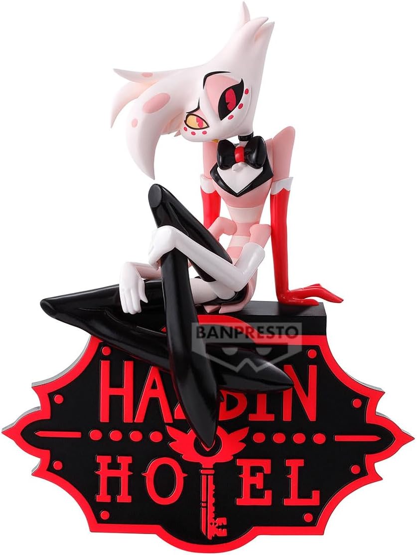 Banpresto BP29701P Angel Dust Hazbin Hotel Monitor Top (Ver.A), 16 cm, Multi-Colour, Collectible Figure, Ideal for Anime Fans
