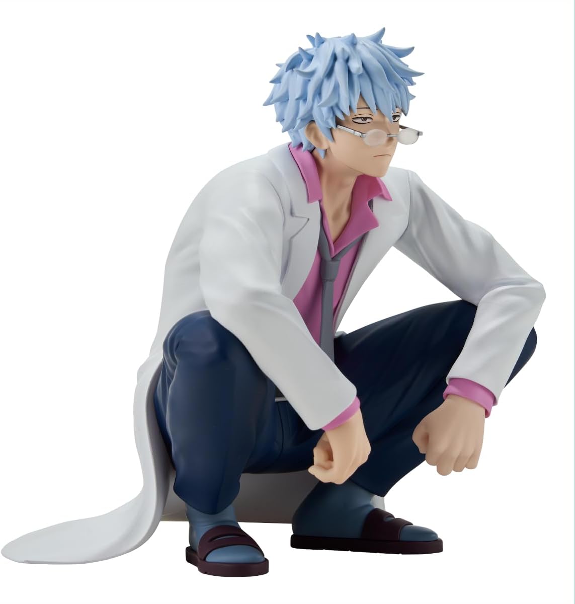 Banpresto Ginpachi Sakata Gintama Action Figure, Mr.Ginpachi'S Zany Class Desk 13 cm, BP29722P Multicolor, Collectible Figure, Optimo for Anime Fans