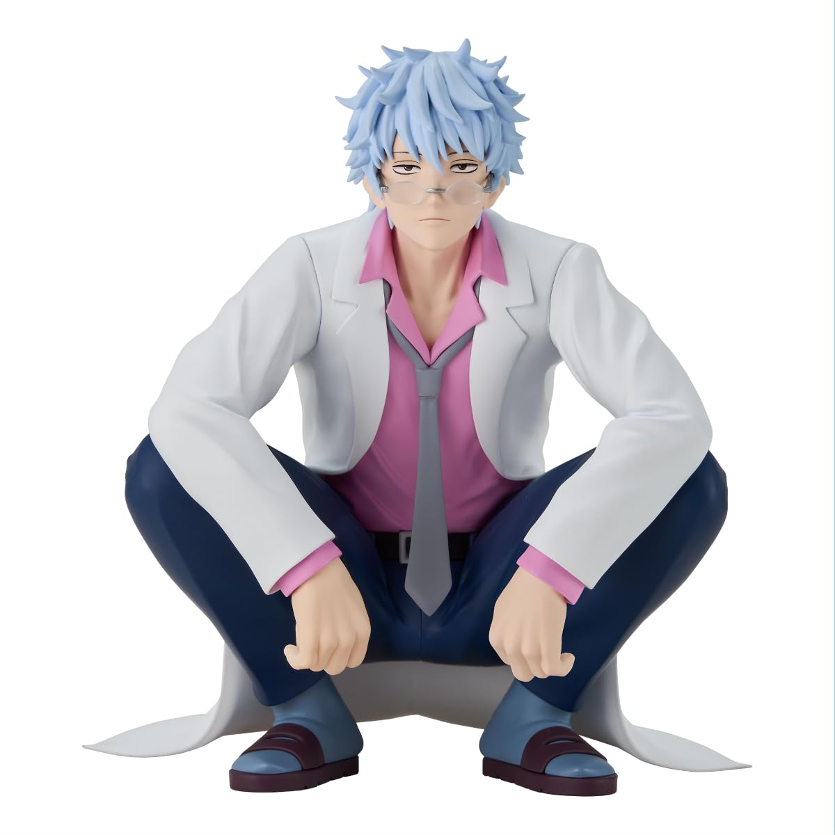 Banpresto Ginpachi Sakata Gintama Action Figure, Mr.Ginpachi'S Zany Class Desk 13 cm, BP29722P Multicolor, Collectible Figure, Optimo for Anime Fans