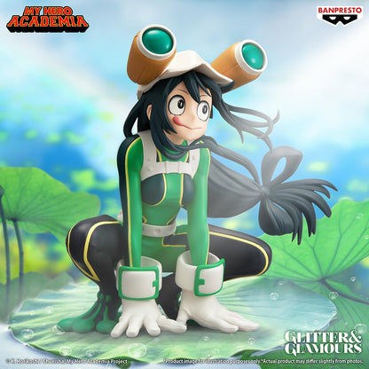 Banpresto Tsuyu Asui My Hero Academia Glitter & Glamours 5.5-Inch BP29747P Multicolour Collectible Figure Ideal for Anime Fans
