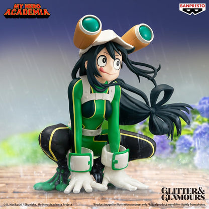 Banpresto Tsuyu Asui My Hero Academia Glitter & Glamours 5.5-Inch BP29747P Multicolour Collectible Figure Ideal for Anime Fans