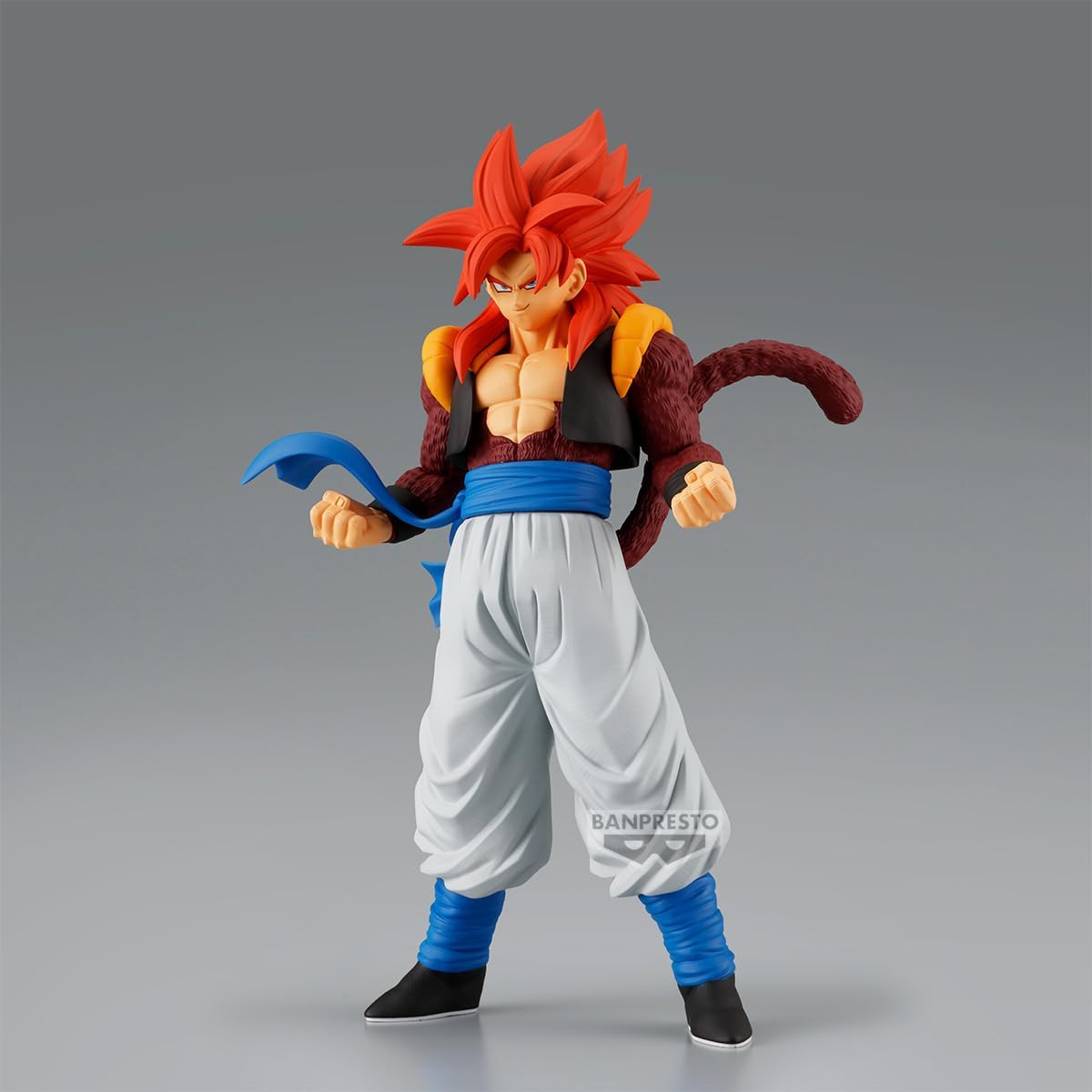 Banpresto Gogeta Super Saiyan 4 Dragon Ball GT Solid Edge Works BP29756P Multicolour Collectible Figure Ideal for Anime Fans