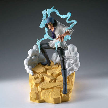 Banpresto Kuzan BP29760P One Piece Senkozekkei Action Figure, 17 cm, Multicoloured, Collectable Figure, Ideal for Anime Fans One Piece