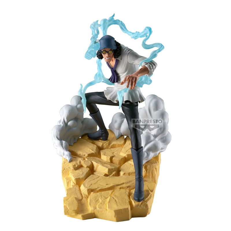 Banpresto Kuzan BP29760P One Piece Senkozekkei Action Figure, 17 cm, Multicoloured, Collectable Figure, Ideal for Anime Fans One Piece
