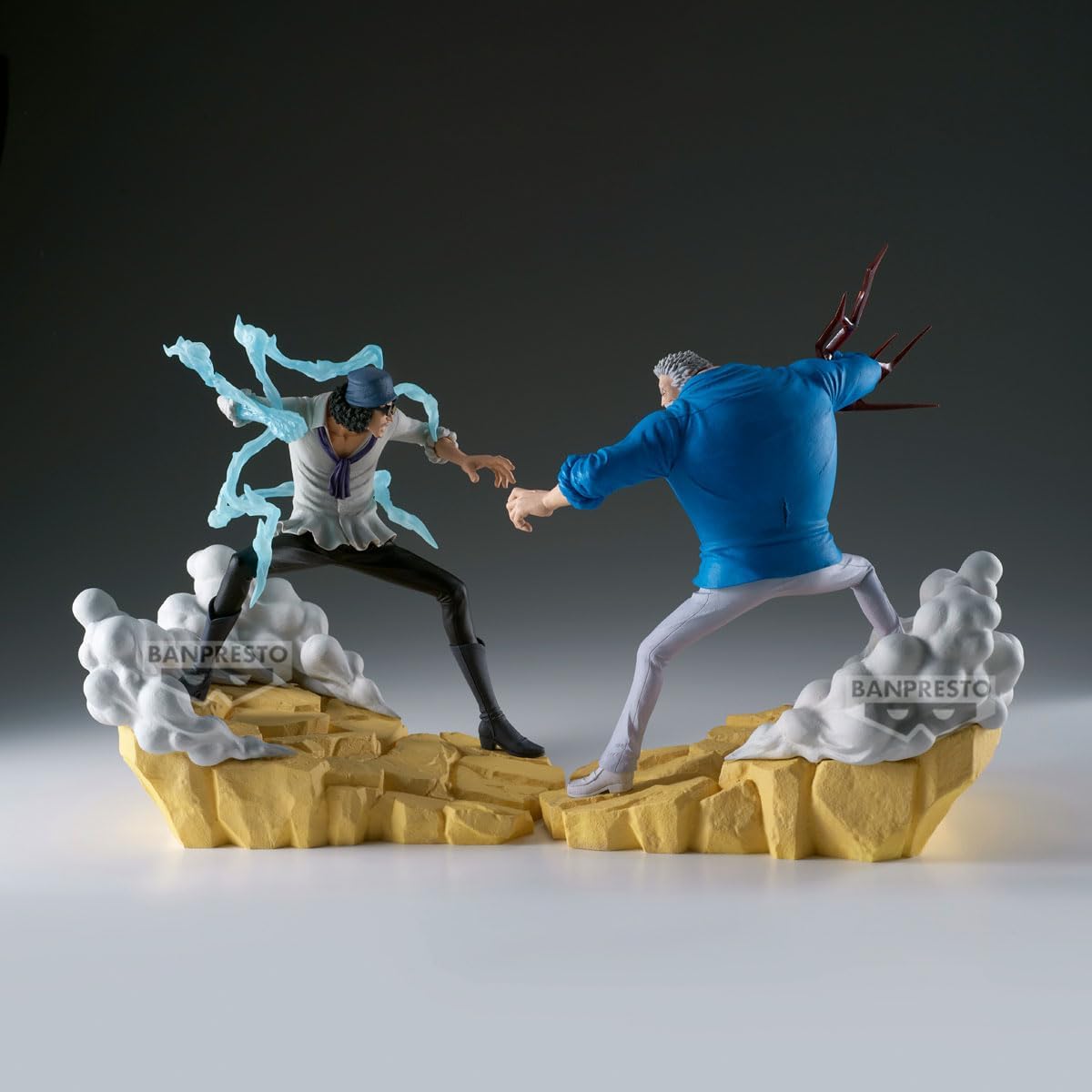 Banpresto Kuzan BP29760P One Piece Senkozekkei Action Figure, 17 cm, Multicoloured, Collectable Figure, Ideal for Anime Fans One Piece