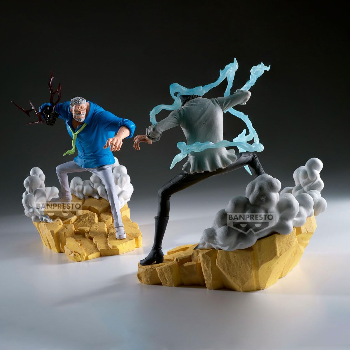 Banpresto BP29761P Monkey D. GARP One Piece Senkozekkei Action Figure, 19 cm, Multicoloured, Collectable Figure, Ideal for Anime Fans