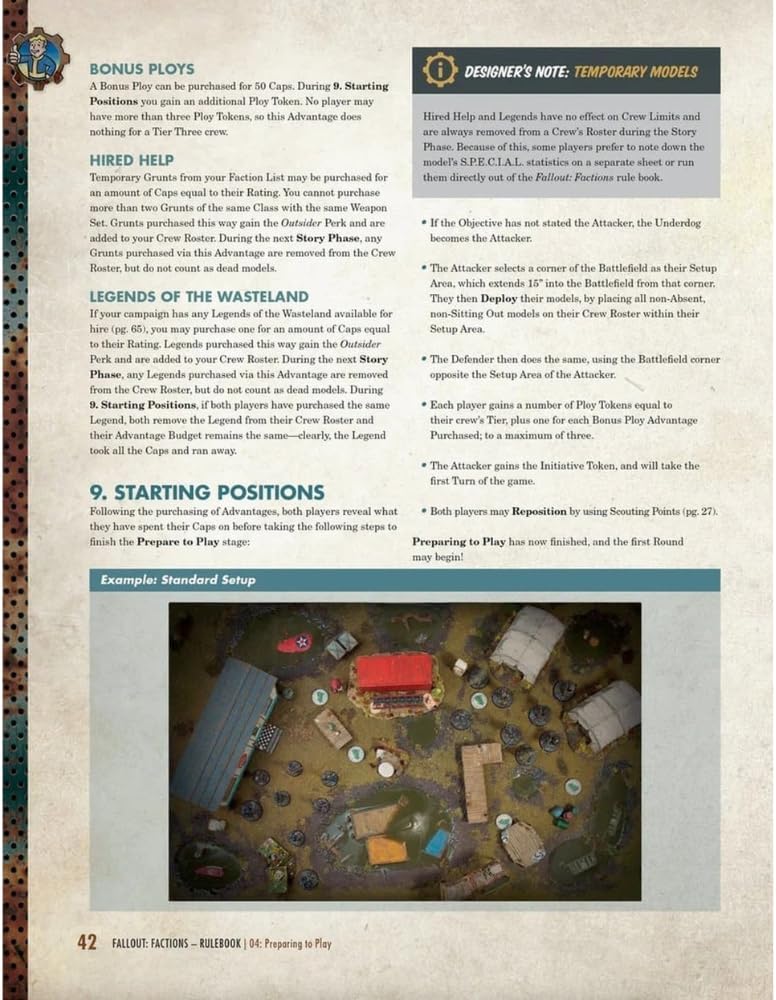 Modiphius, Fallout Factions the Board Game: Core Rulebook